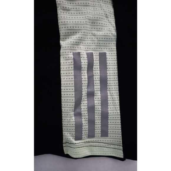 adidas HE9259 Men's Sz L Black/Almost Lime/Reflect Own The Run 7" Running Shorts - Picture 6 of 11